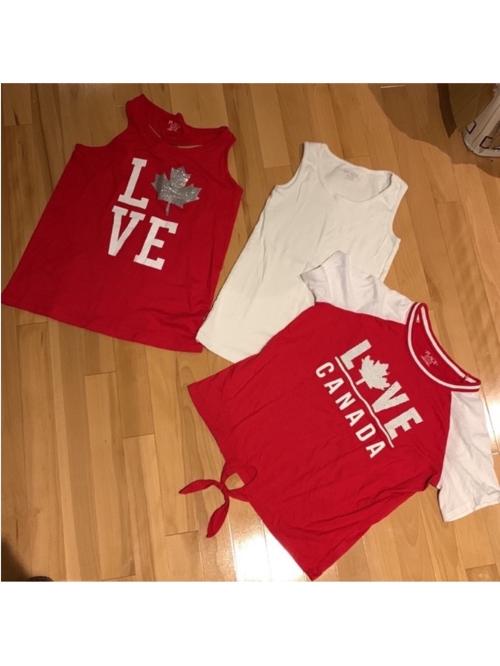 3 VEUC Children’s Place Canada tees/tanks - size 16